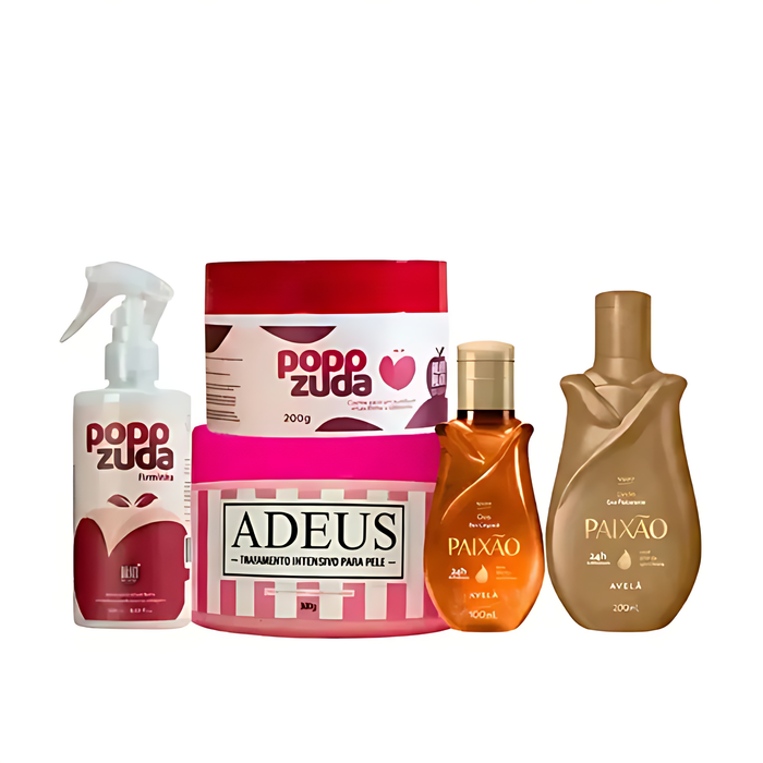 Brazilian Bestsellers Body Transformation Kit - Firming, Hydration & Radiance, 5-Piece Set