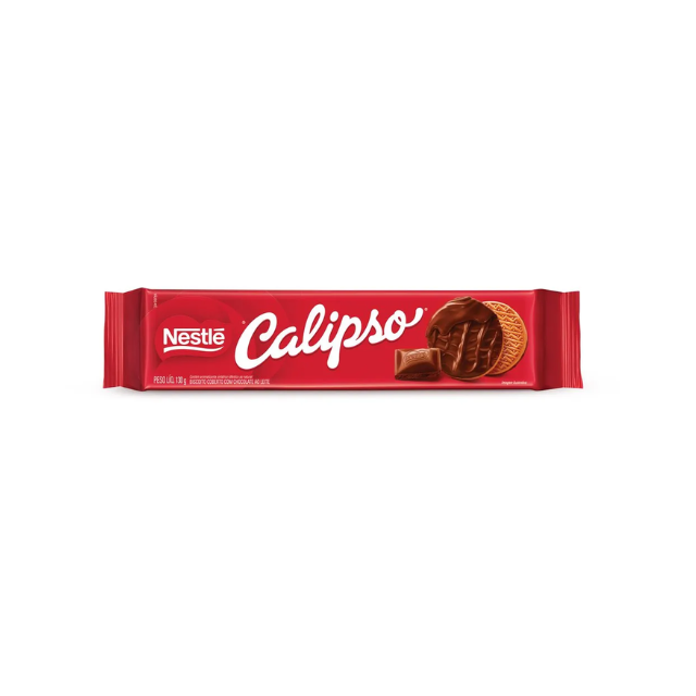 4 Packs CALIPSO® Milk Chocolate Covered Cookies - 4 x 130g - Irresistible Sweet Treat - Nestlé