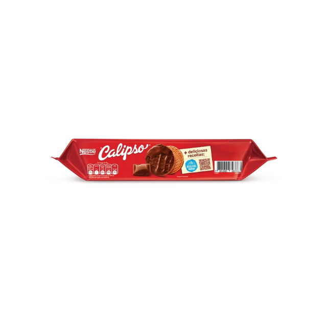 8 Packs CALIPSO® Milk Chocolate Covered Cookies - 8 x 130g - Irresistible Sweet Treat - Nestlé