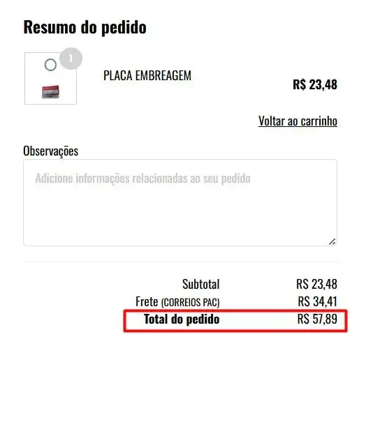 Personal Shopper | Buy from Brazil  - Motorcycle Parts  - 6 items (DDP)