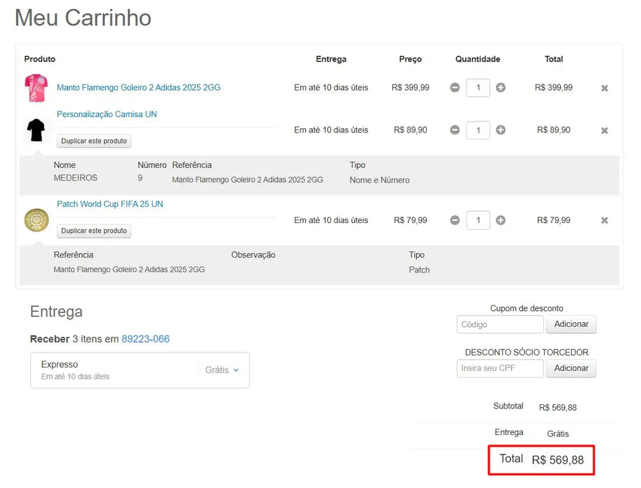 Personal Shopper | Buy from Brazil  - Manto Flamengo Goleiro 2 Adidas 2025 2GG - 1 unit (DDP)