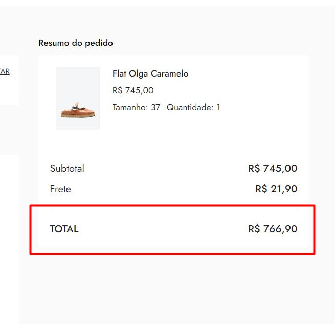 Personal Shopper | Buy from Brazil -Flat Olga Caramelo - 1 PAIR-  DDP