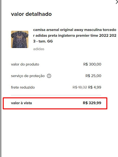 Personal Shopper | Comprar do Brasil -Camisas de Futebol - 1 item- DDP