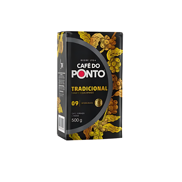 Café Do Ponto Tradicional Roasted Ground Coffee – 500g / 17.6 oz