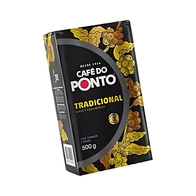 Café Do Ponto Tradicional Roasted Ground Coffee – 500g / 17.6 oz