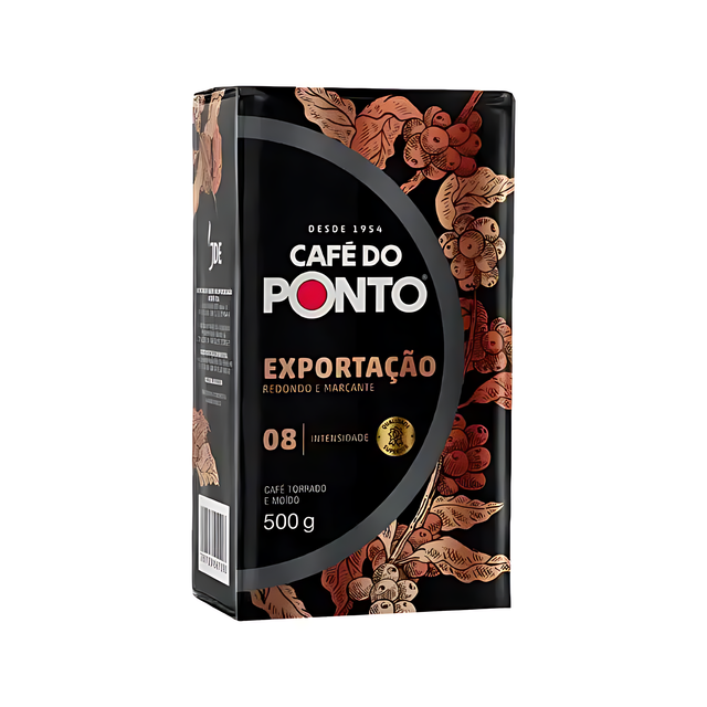 Café do Ponto Export Ground Coffee – 500g (17.6 oz) Vacuum Sealed
