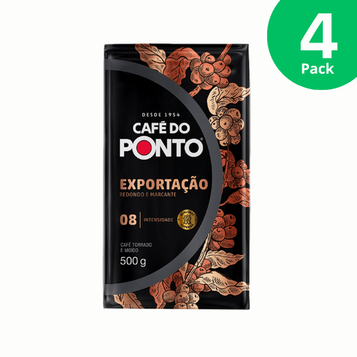 Café do Ponto Export Ground Coffee – 500g (17.6 oz) Vacuum Sealed