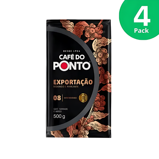 Café do Ponto Export Ground Coffee – 500g (17.6 oz) Vacuum Sealed