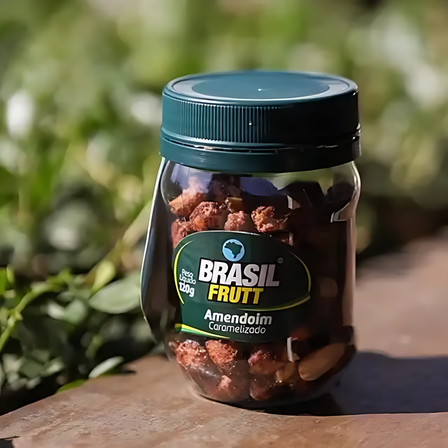 Caramelized Peanuts - 120g (4.23 oz) - Brasil Frutt