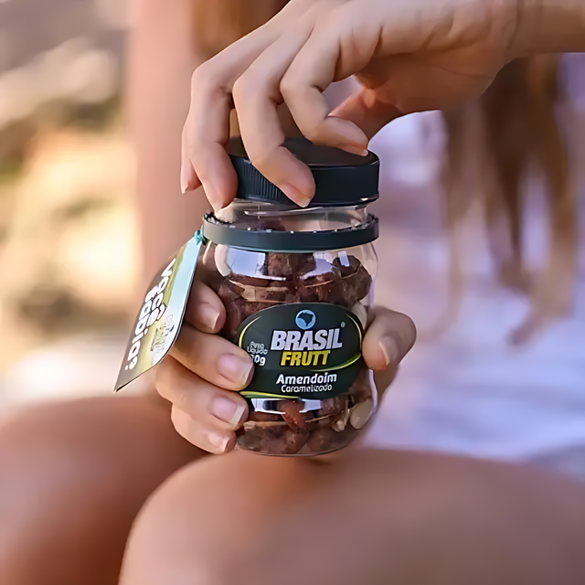 Caramelized Peanuts - 120g (4.23 oz) - Brasil Frutt