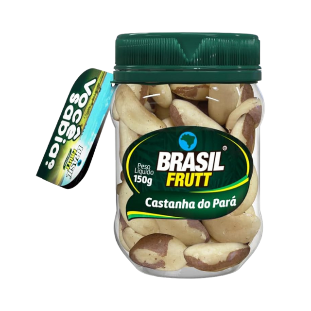 8 Packs Castanha do Pará Natural Brazil Nuts - 8 x 150g (5.29 oz) - Kosher - Brasil Frutt