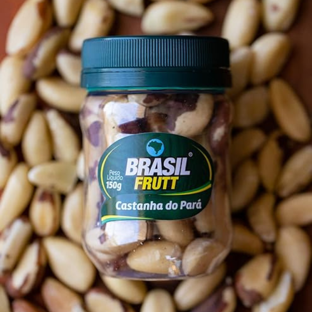 4 Packs Castanha do Pará Natural Brazil Nuts - 4 x 150g (5.29 oz) - Kosher - Brasil Frutt