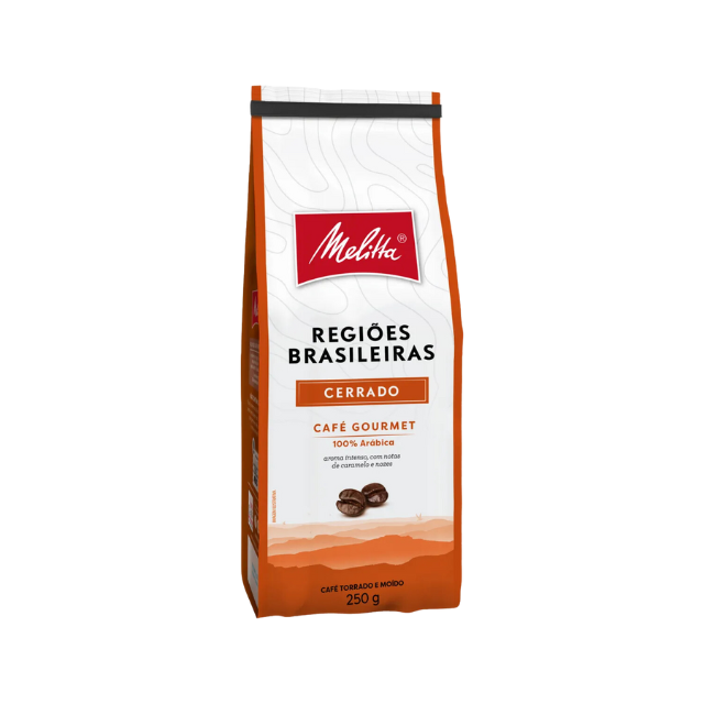 MELITTA - Brasilianische Regionen - 250g - Brasilianischer Kaffee - Brasilianischer Arabica-Kaffee