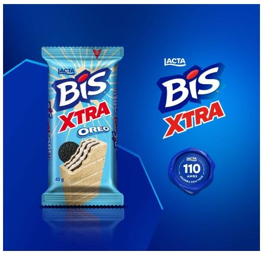 Chocolate Bis Xtra Oreo 45g - Lacta MKPBR - Brazilian Brands Worldwide