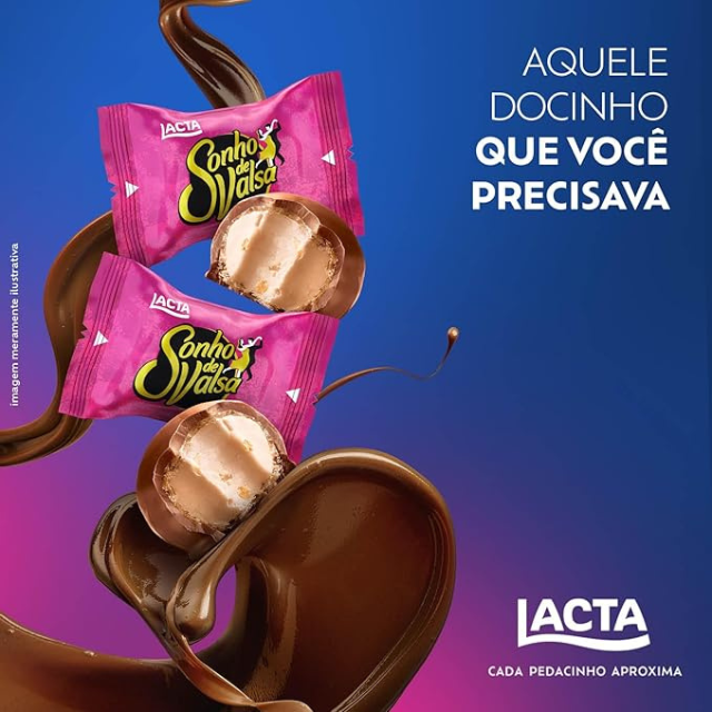 Chocolate Lacta Sonho de Valsa 1kg (35.27 oz) Pack