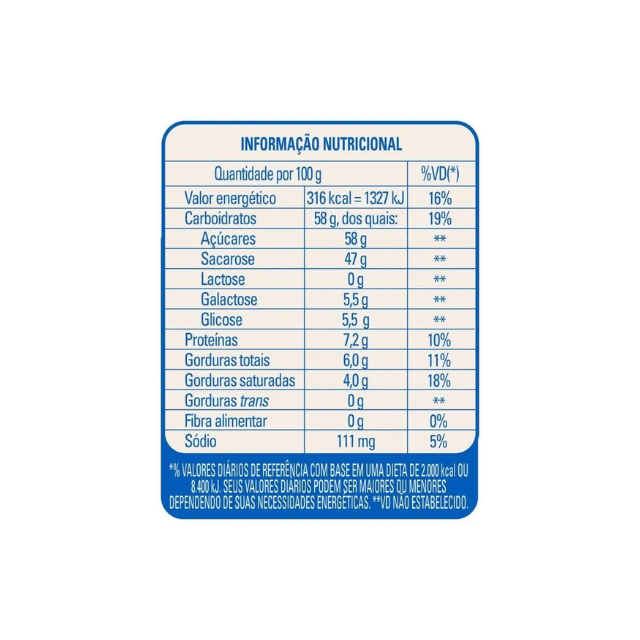 4 Packs Condensed Milk Leite Condensado MOÇA Zero Lactose - 4 x 395g (13.9 oz) - Nestlé
