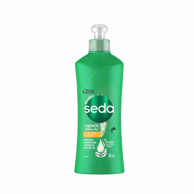 4-Pack Cream for Combing Seda Defined Curls - 4 x 300ml / 10.14 fl oz