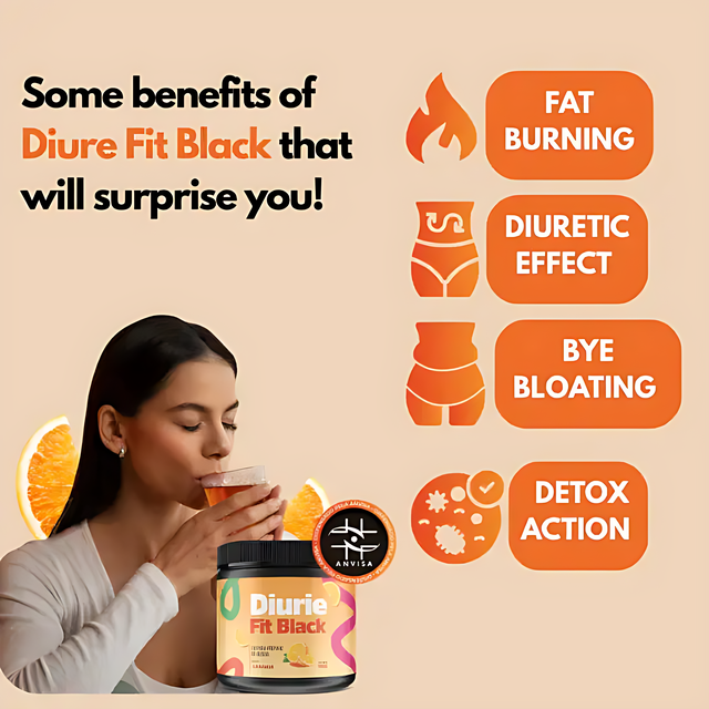 Diurie Fit Black Fast-Acting Diuretic Powder for effective body cleansing. – Buy now at MKPBR.COM – Worldwide Shipping