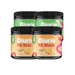 Diurie Fit Black Flavor Quad Kit: 2 Orange & 2 Green Apple for Detox & Metabolism Support – 21.16 oz (600 g) – Buy now at MKPBR.COM – Worldwide Shipping