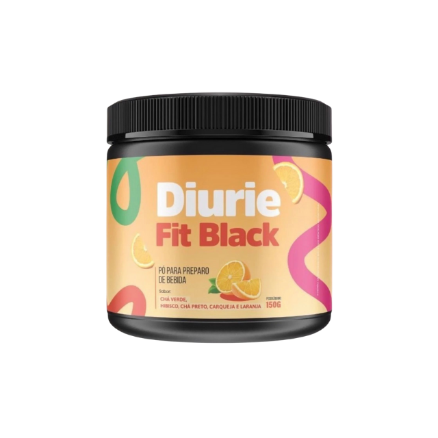 Diurie Fit Black Weight Management Powder – Orange Flavor – 5.29 oz (150 g) – Buy now at MKPBR.COM – Worldwide Shipping