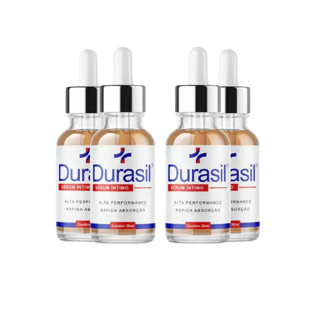 Durasil Penile Performance Serum 4-Pack for 4 Months of Ultimate Intimacy – 4.04 oz (120 ml) – Buy now at MKPBR.COM – Worldwide Shipping