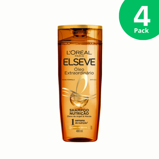 Elseve L'Oréal Paris Extraordinary Oil - Nutritive Shampoo, 400ml (13.5 oz)