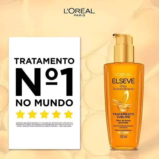 Elseve L'Oréal Paris Extraordinary Oil Hair Treatment Oil, 3.4 oz (100 ml)
