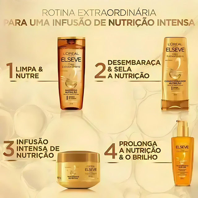 Elseve L'Oréal Paris Extraordinary Oil Hair Treatment Oil, 3.4 oz (100 ml)
