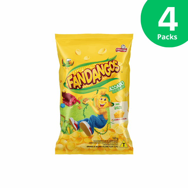 4 Packs Elma Chips Fandangos Cheese Flavored Corn Snack - 4 x 160g (5.6 oz) Pack