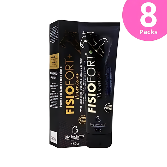 عبوة 8 من مرهم التدليك Fisiofort Premium - 8 × 150 جرام (5.29 أونصة)