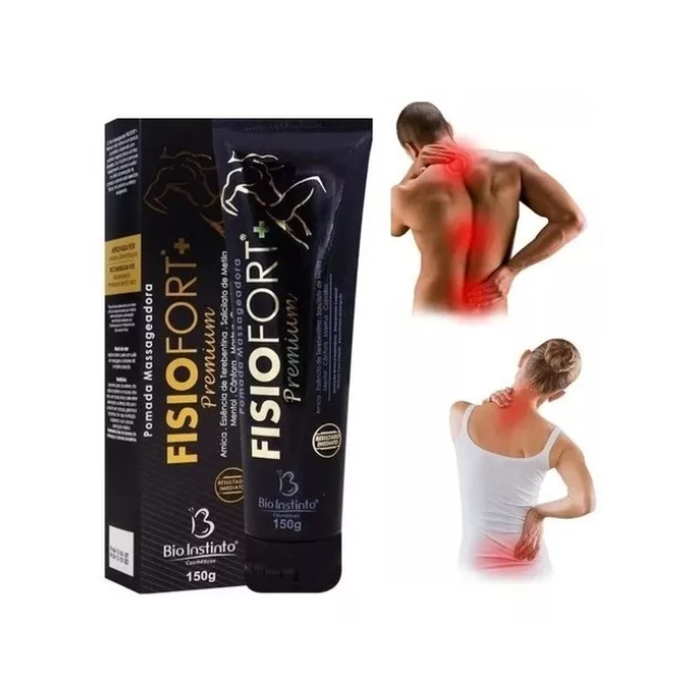 Pomada de massagem Fisiofort Premium 150g (5,29 onças)