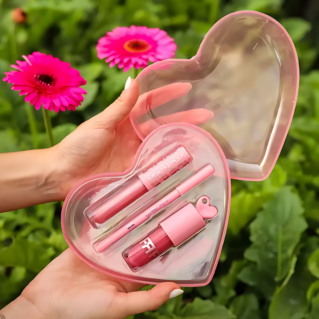 Fran by Franciny Ehlke Love Kit Lip Gloss & Waterproof Lip Liner Set, Plumping Shine + Rosy Glam – 0.34 oz (9.7 g) premium Brazilian lip kit – Buy now at MKPBR.COM – Worldwide Shipping