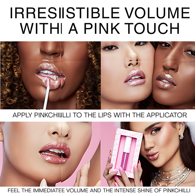 Fran by Franciny Ehlke Pink Chilli Limited Edition Plumping Lip Gloss, Pink Shimmer & Vinyl Shine – 0.12 oz (3.3 g) Brazilian plumping gloss product – Buy now at MKPBR.COM – Worldwide Shipping