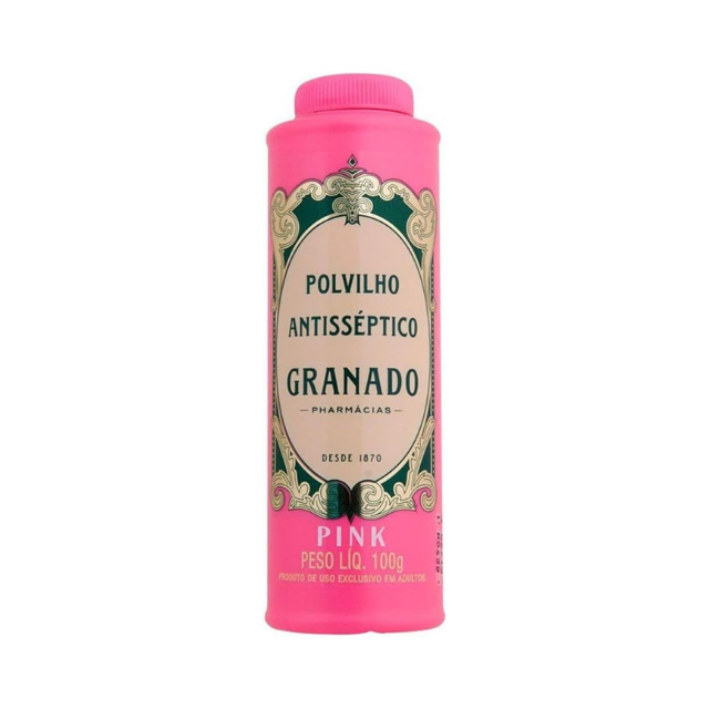 Granado Antiseptic Powder Pink – 100g (3.52 oz)