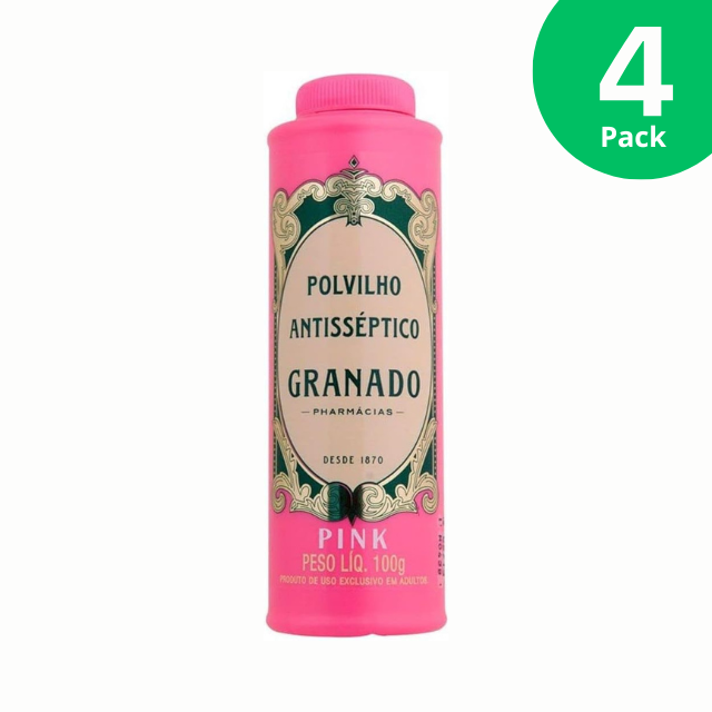 Granado Antiseptic Powder Pink – 100g (3.52 oz)