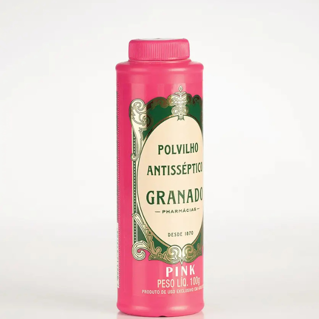 Granado Antiseptic Powder Pink – 100g (3.52 oz)