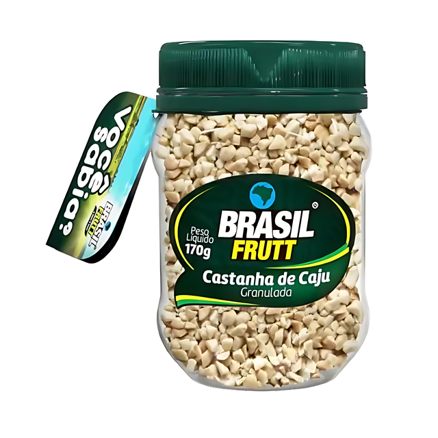 8-Pack Granulated Cashew Nuts - 8 x 170g (6 oz) - Kosher - Brasil Frutt