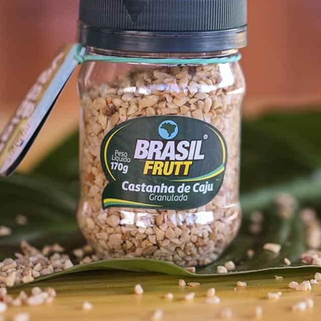 Noix de cajou granulées - 170g (6 oz) - Casher - Brasil Frutt