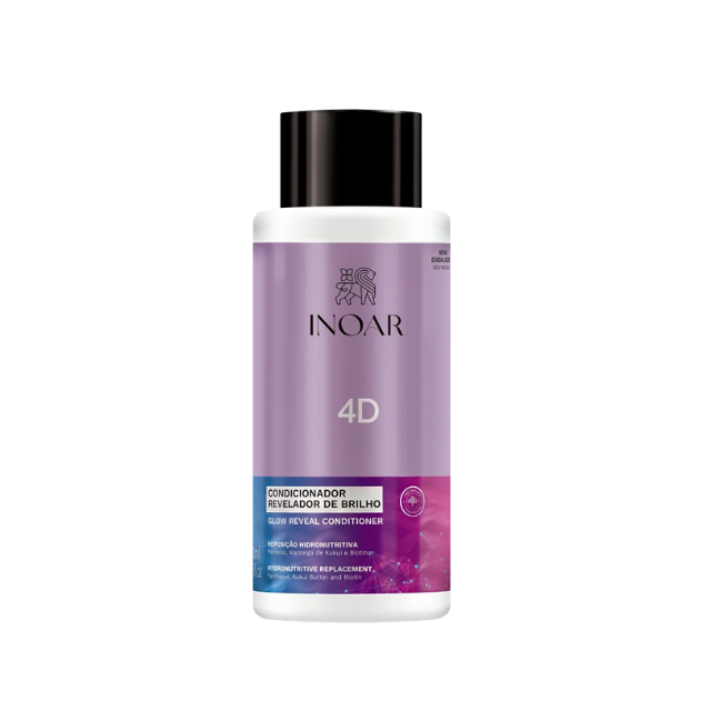 Odżywka Inoar 4D Glow Reveal, 400ml / 13,5 uncji