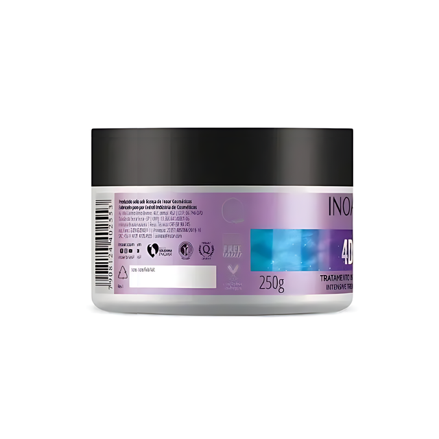 Inoar 4D Hair Mask - Intensive Treatment, 8.8 oz (250g)