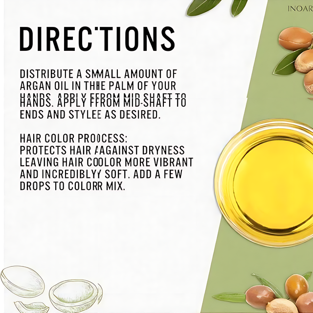 Inoar Argan Oil System - Hair Treatment Oil 2 fl. oz (60ml)