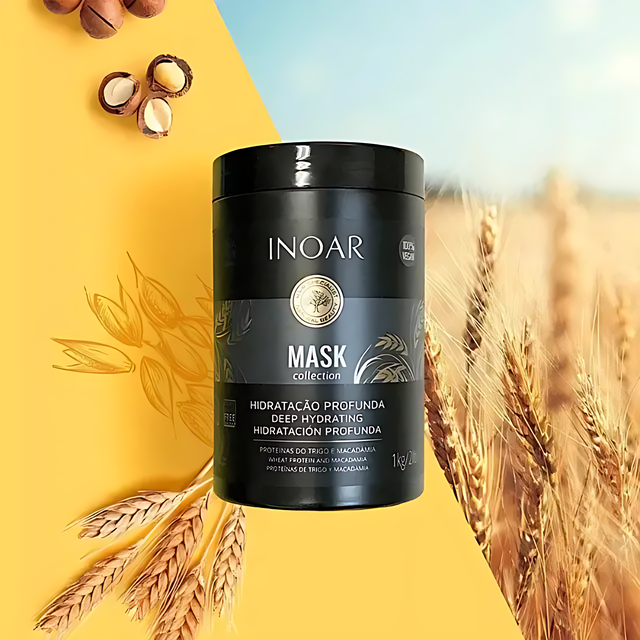 Inoar Deep Hydrating Hair Mask – 1 kg / 2 lb