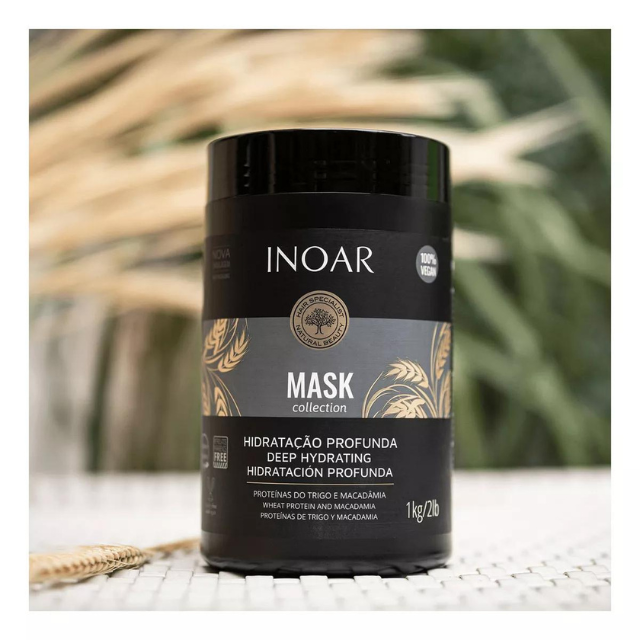 Inoar Deep Hydrating Hair Mask – 1 kg / 2 lb