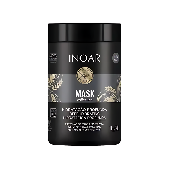 Inoar Deep Hydrating Hair Mask – 1 kg / 2 lb