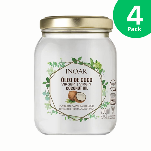 Inoar Virgin Coconut Oil for Hair – 200ml (7 oz)