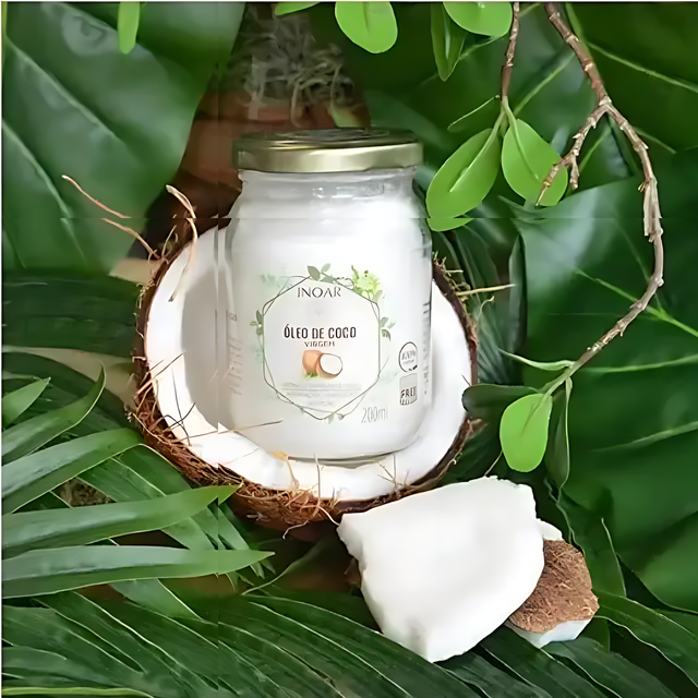 Inoar Virgin Coconut Oil for Hair – 200ml (7 oz)