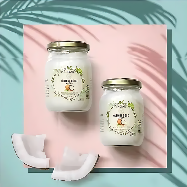 Inoar Virgin Coconut Oil for Hair – 200ml (7 oz)