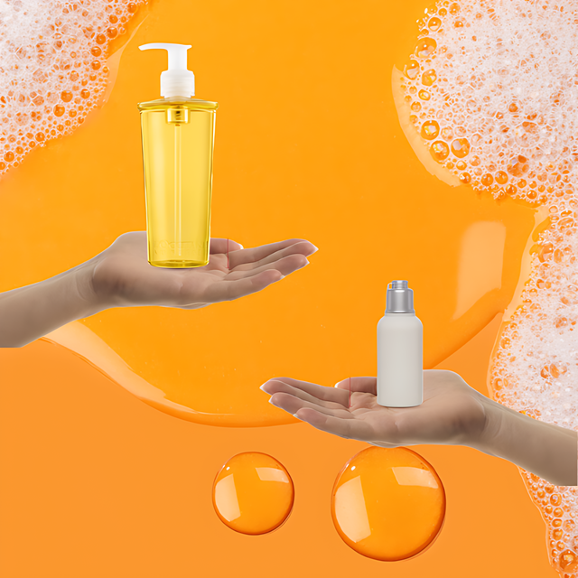 L'Occitane au Brésil Cashew Oil-to-Foam Liquid Soap 1.69 fl oz and 8.45 fl oz size comparison – Buy now at MKPBR.COM – Worldwide Shipping