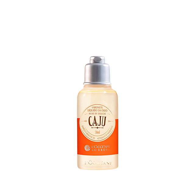 L'Occitane au Brésil Cashew Oil-to-Foam Liquid Soap 1.69 fl oz (50 ml) front packaging – Buy now at MKPBR.COM – Worldwide Shipping