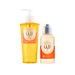 L'Occitane au Brésil Cashew Oil-to-Foam Liquid Soap both sizes flatlay presentation – Buy now at MKPBR.COM – Worldwide Shipping